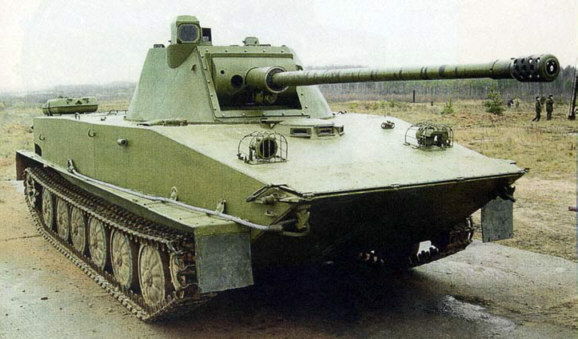 ПТ-76 с 57-мм пушкой АУ-220