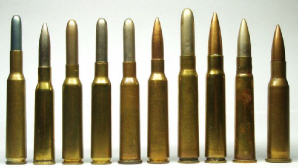 6mm Lee, 6.5mm Arisaka, 6.5mm Carcano, 6.5x54 Mannlicher-Schönauer, 6.5x54R Mannlicher, 6.5x55 Mauser, 7.92x57 (1888), 7.92x57 (1905), .303 inch, 7.62x54R Russian