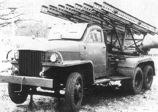 БМ-13 мна американском «Студебеккере»