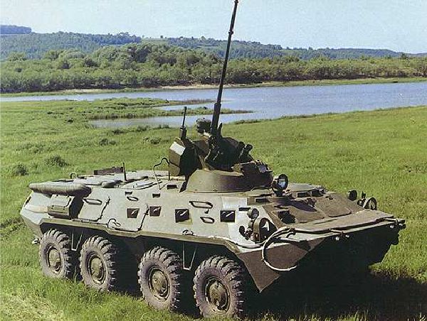 БТР-80 с новой башней и пушкой 2А72
