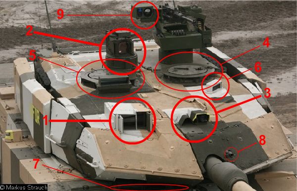 Танк Леопард 2 PSO для условий городского боя (модификация 2A5).